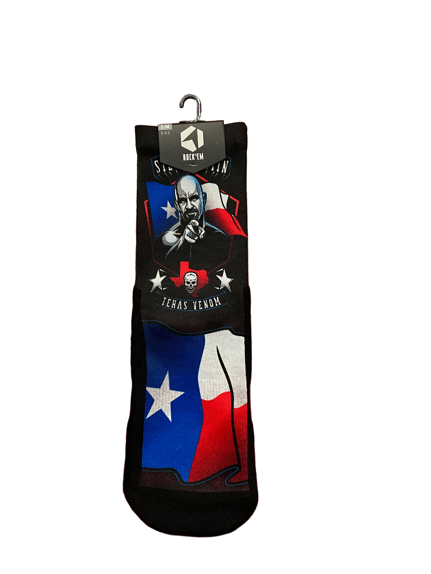 Adult Stone Cold Texas Venom Socks