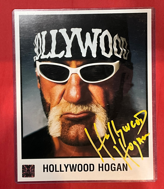 Hollywood Hogan Face Autographed 8x10 Photo