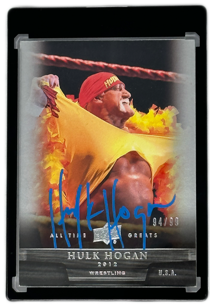 2012 Hulk Hogan Upper Deck Autographed Card