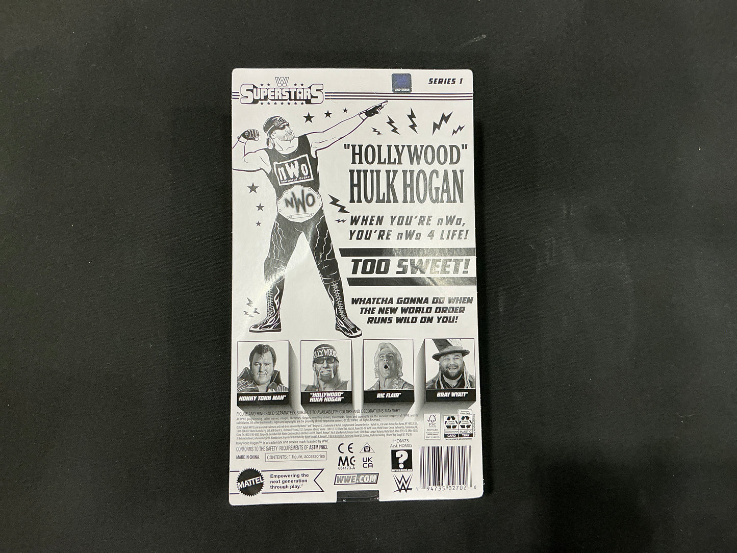 WWE Superstars “Hollywood” Hulk Hogan Action Figure Autographed