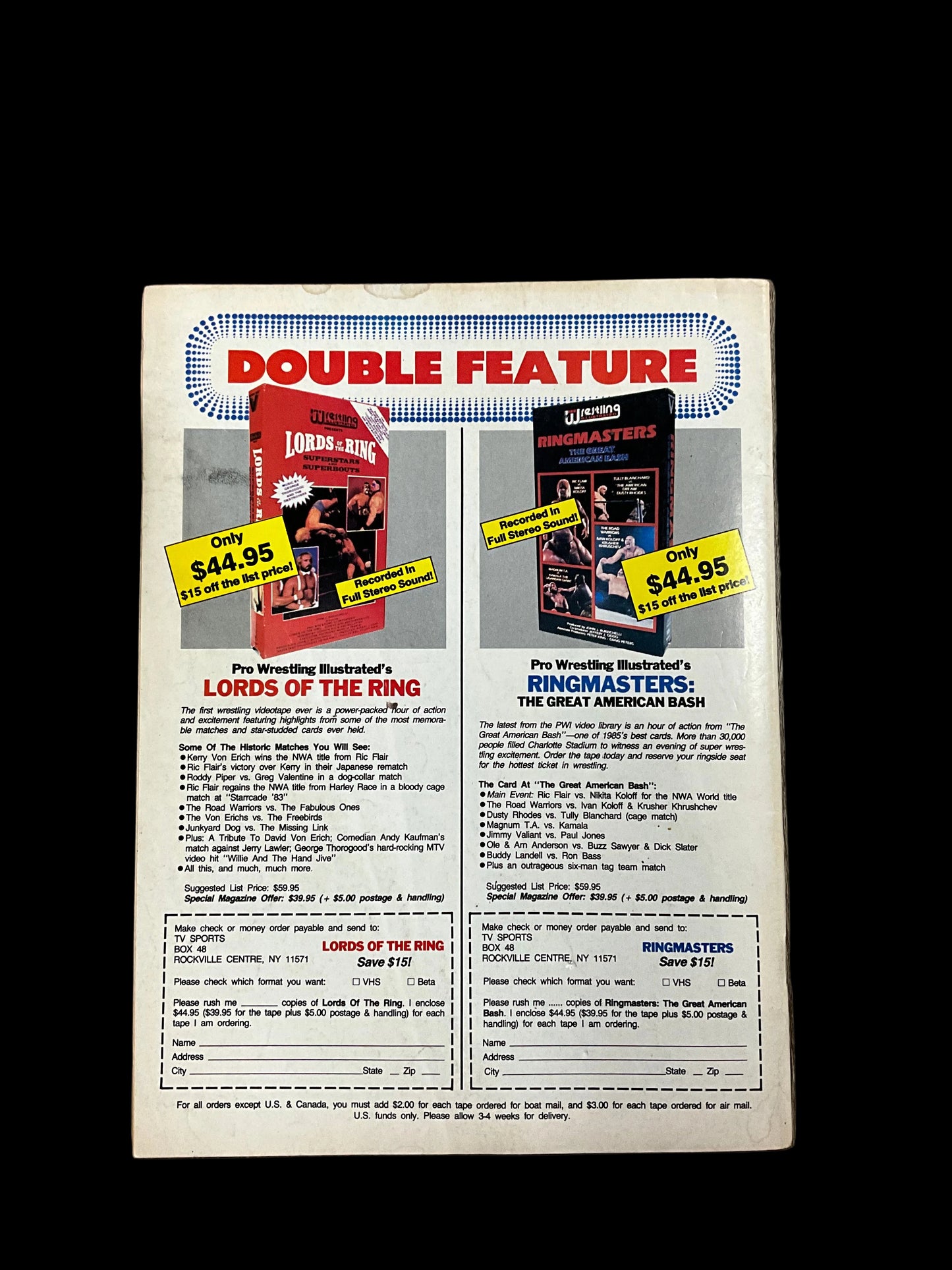 Pro Wrestling Illustrated Hulk Hogan Unsigned Magazine