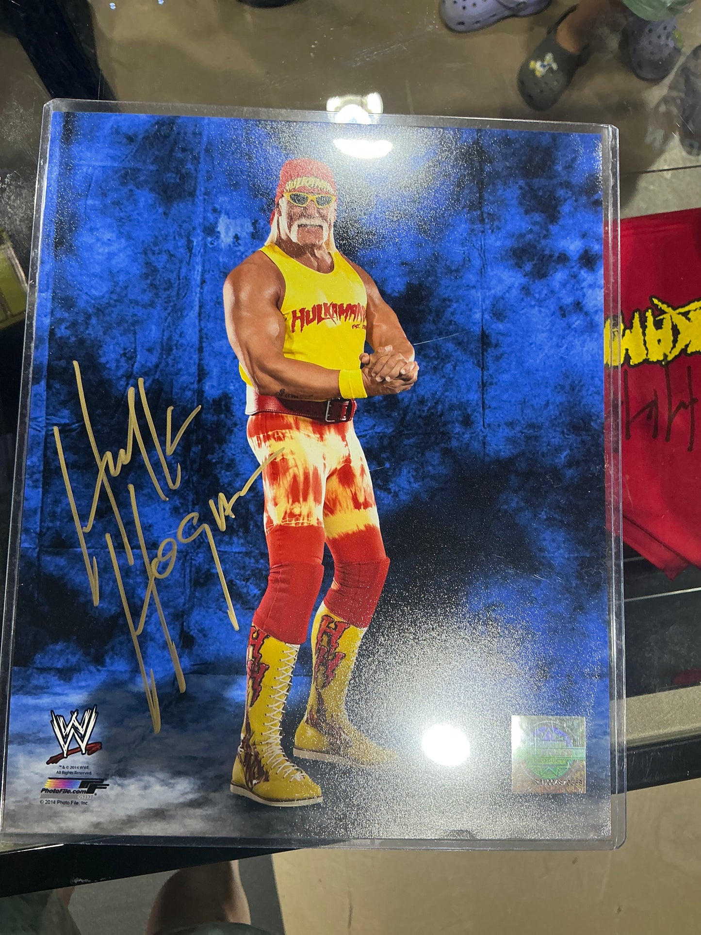 WWE Hulkamania Autographed 8 x 10 Photo