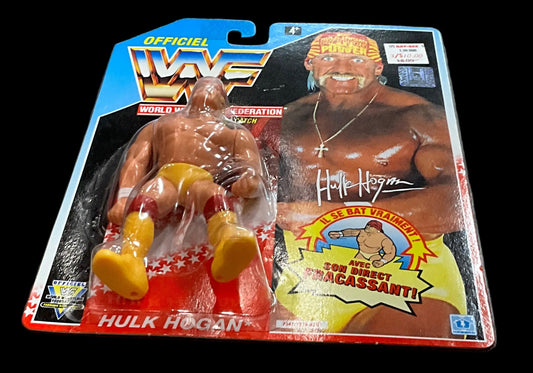WWF Hulk Hogan Hasbro Figure French Version Unsigned