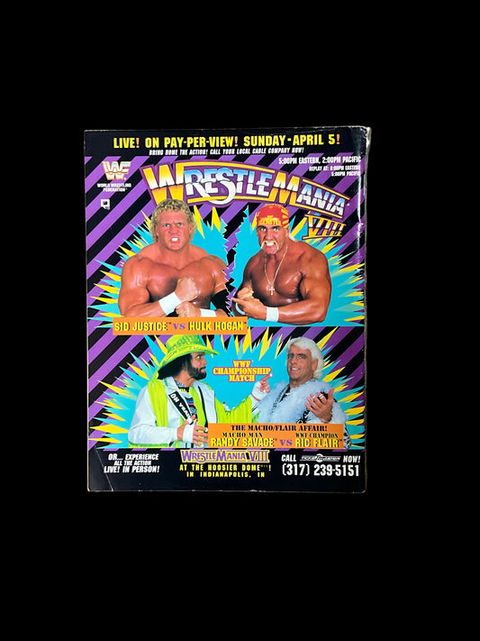 WWF 1992 Hulk Hogan Unsigned Magazine