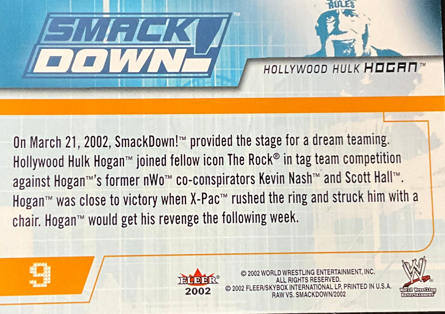 Smackdown Edition Signed Trading Card