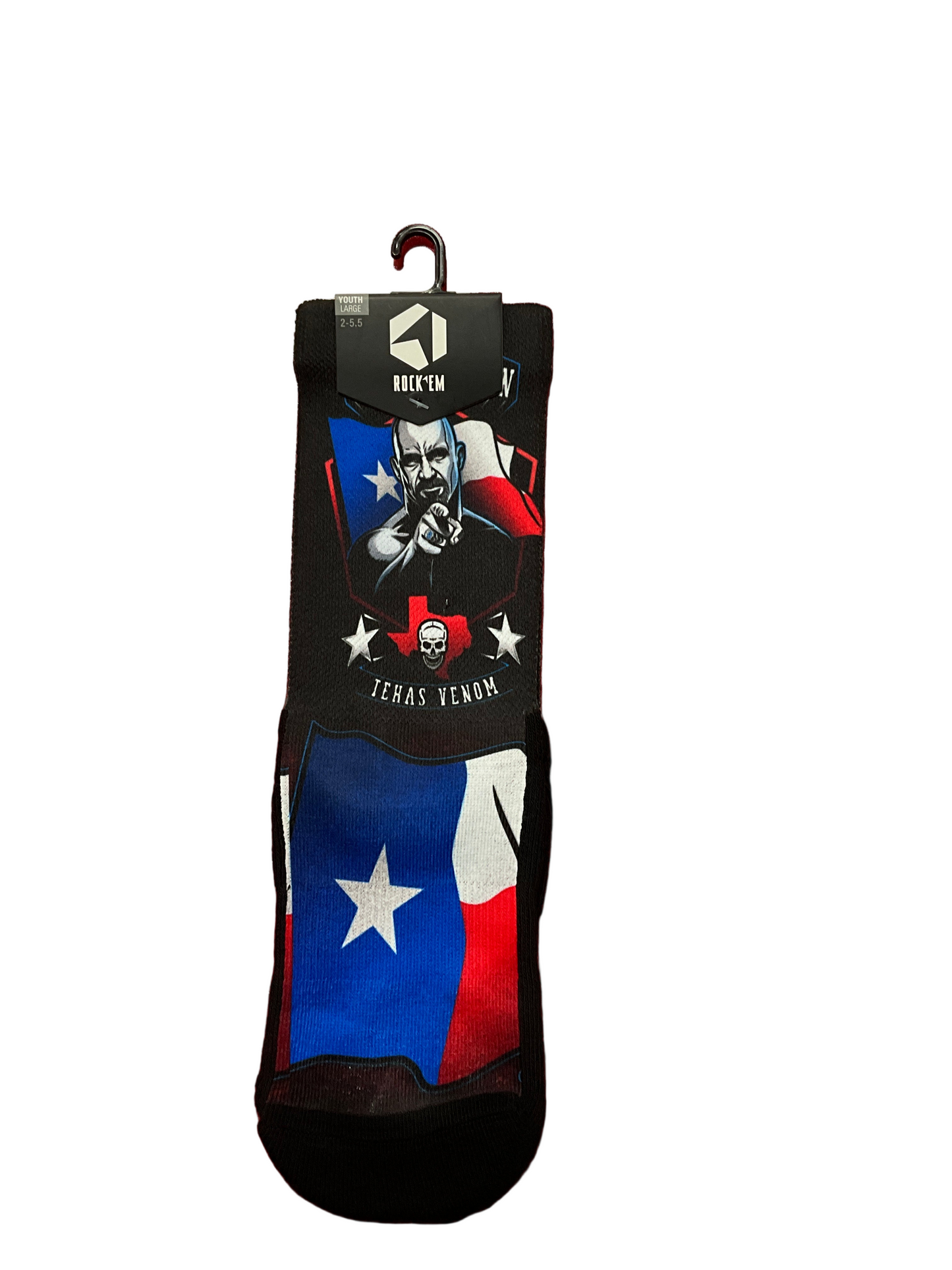 Youth Stone Cold Texas Venom Socks