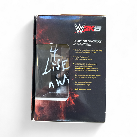 Autographed NWO Hulk Hogan Funko Pop Xbox One edition