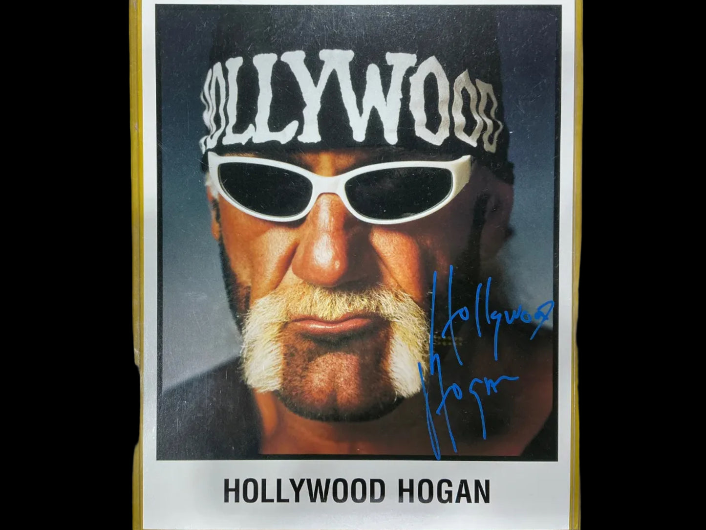 Consignment SR - Hollywood Hogan 8x10 Photo Signed