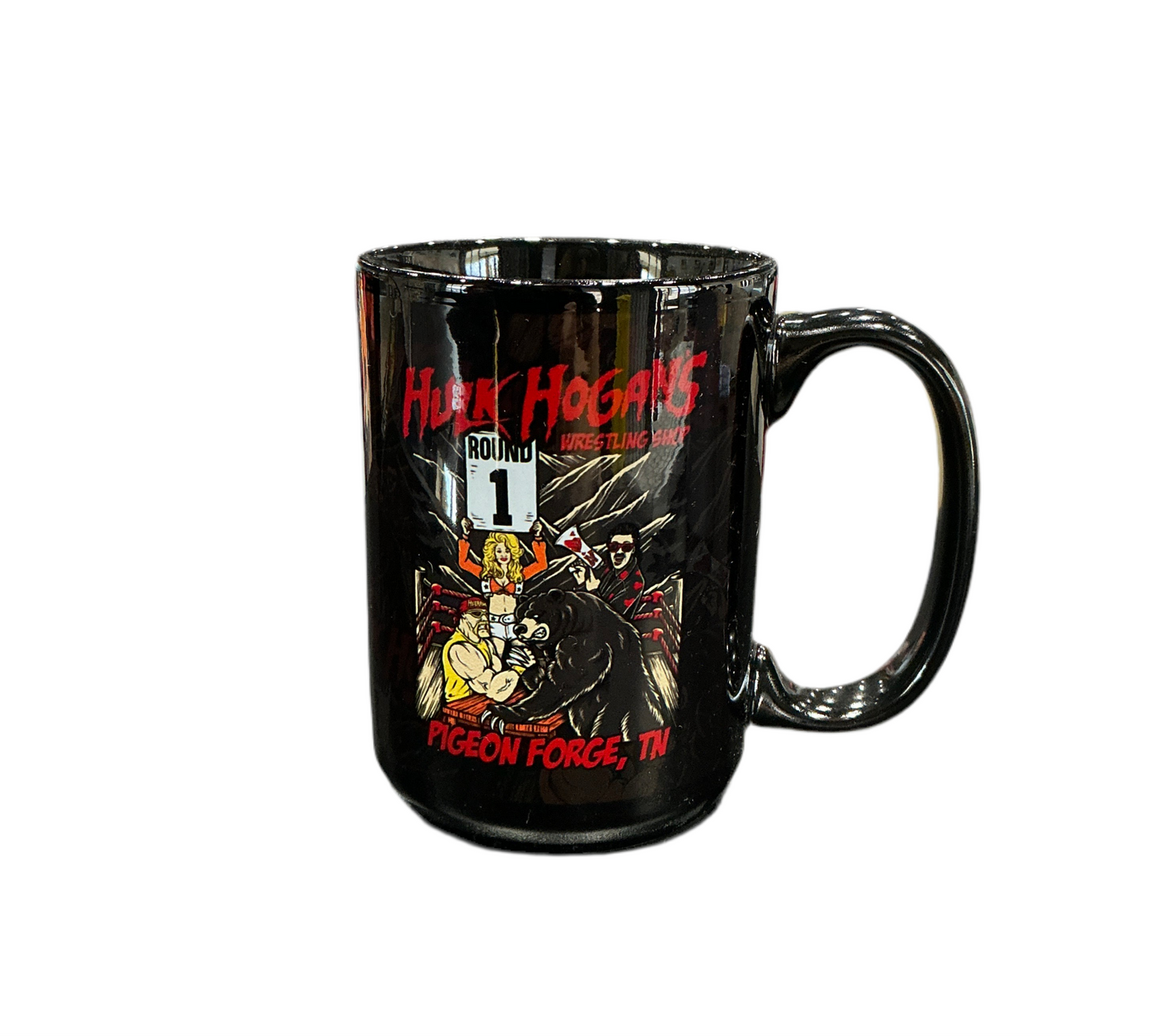 Bear Arm Wrestling Shop Mug