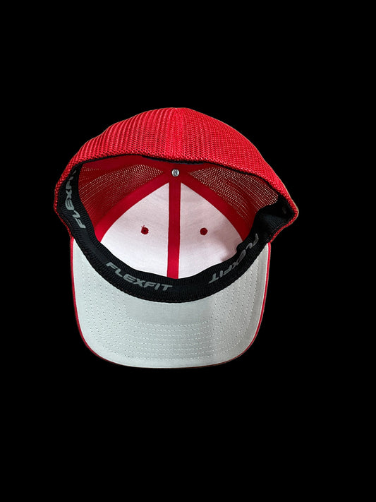 Red Hulkamania Flag Flex Fit Hat