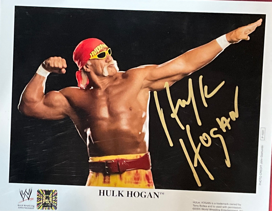 Original Promo WWE Bow N Arrow Autographed 8x10 Photo