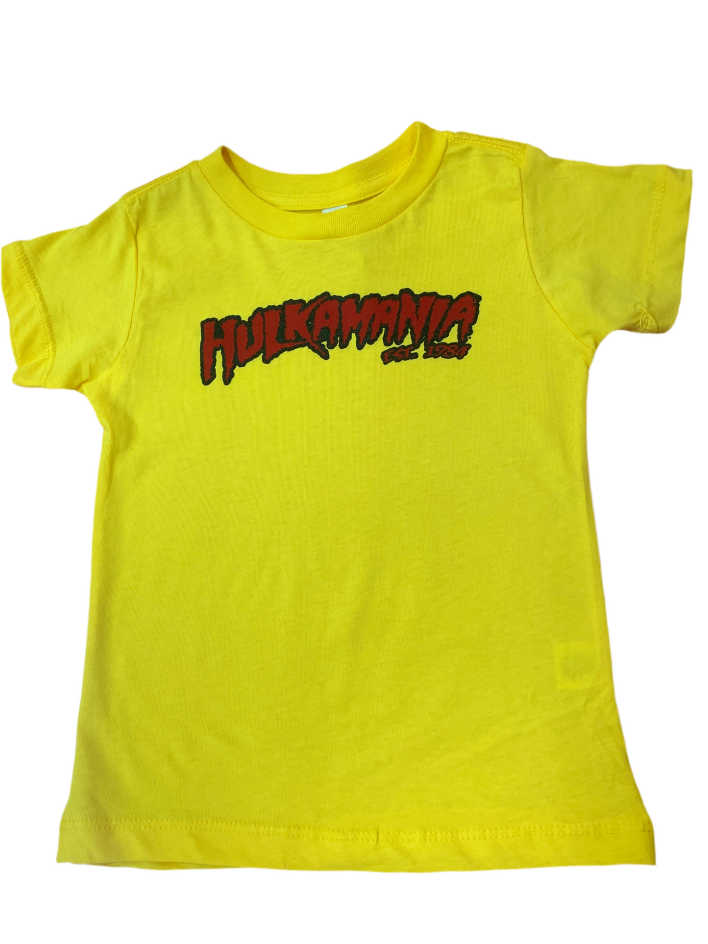 Yellow Hulkamania Toddler T-Shirt