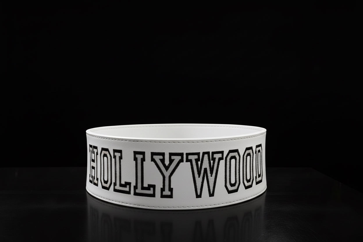 White Hollywood WrestleMania 18 Cardillo Weight Belt