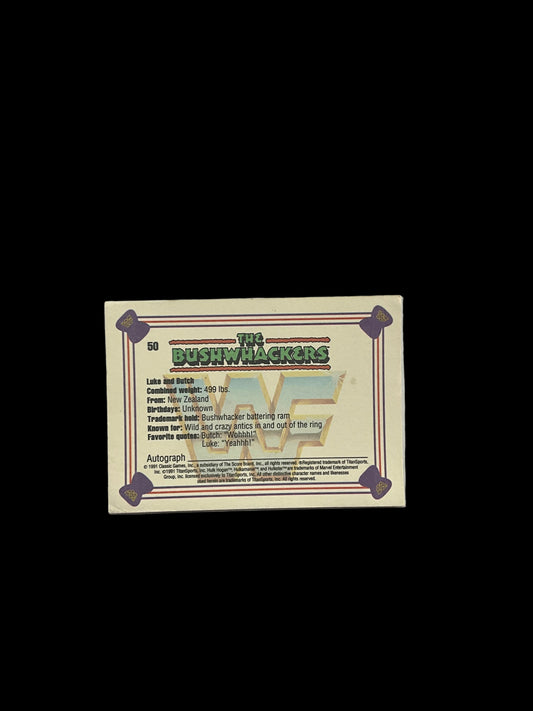 Bushwhacker Luke Signed Trading Card #50