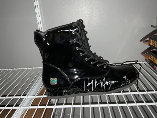 Signed wrestling boot
