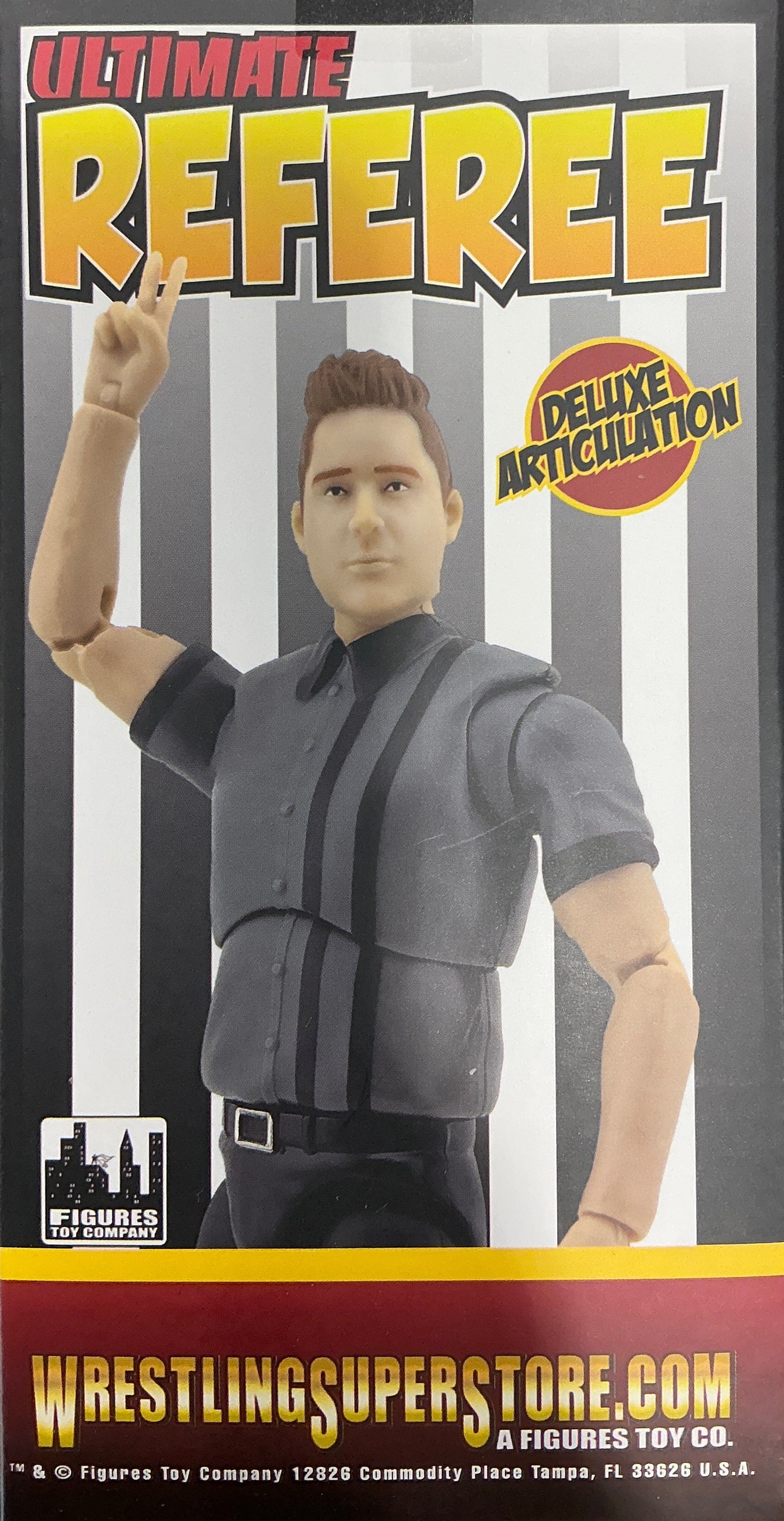 Ultimate Gray Referee Action Figure