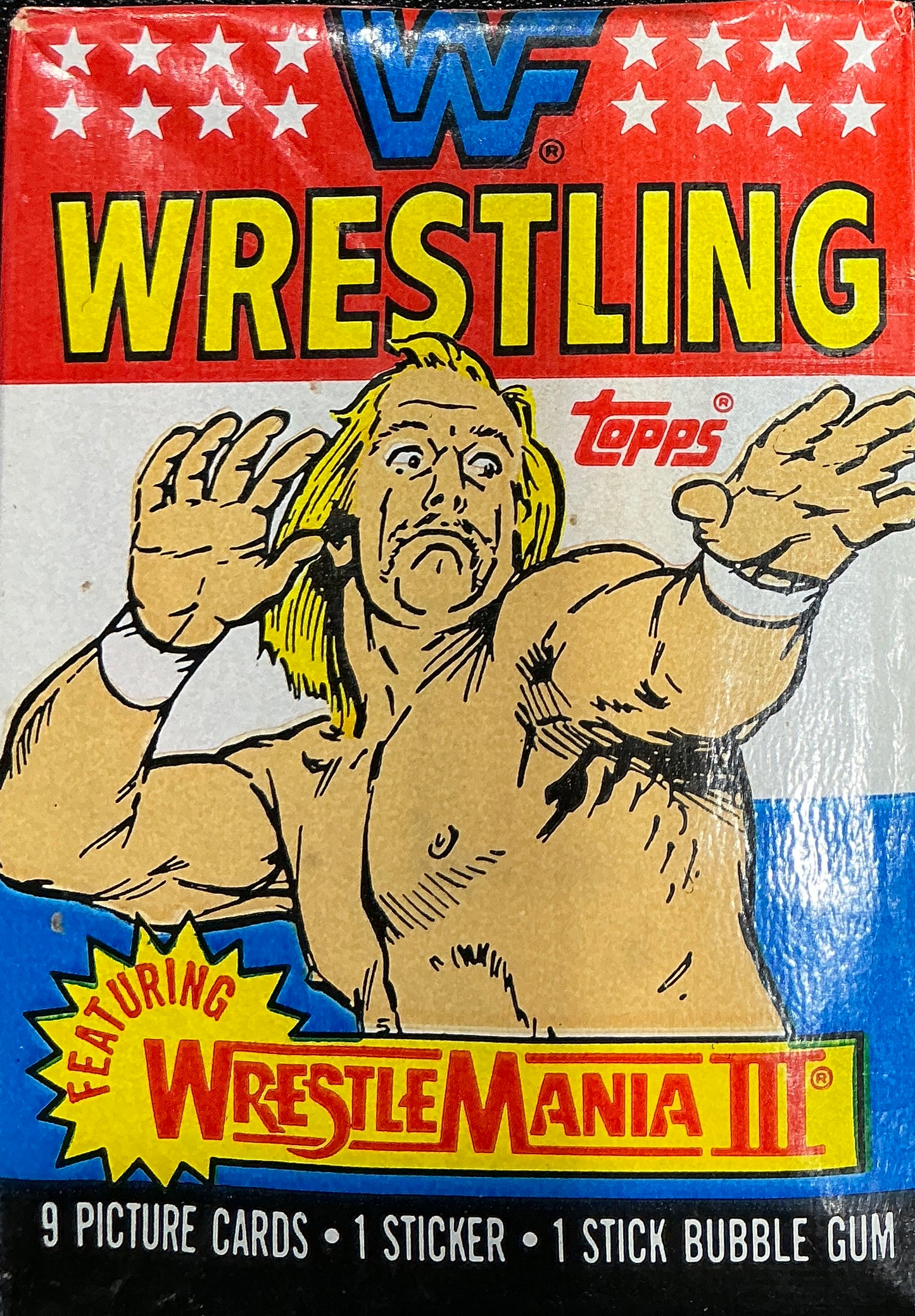 WWF Wrestling Card/Sticker/Bubblegum Pack