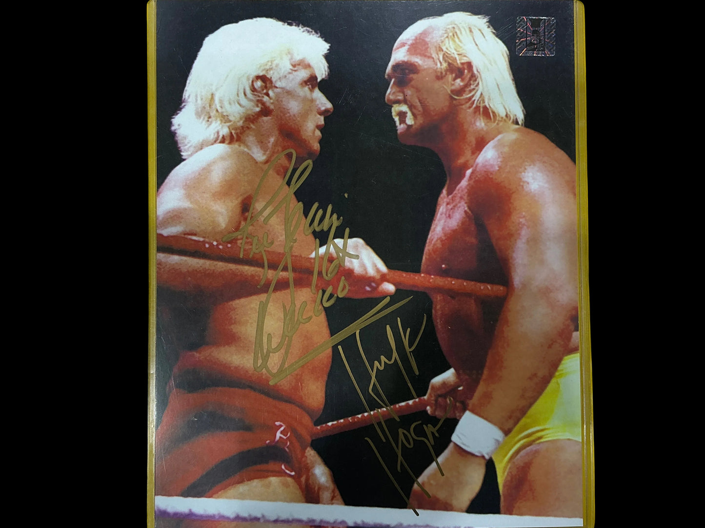 Consignment SR - Hogan Flair Faceoff 8x10 Photo Signed