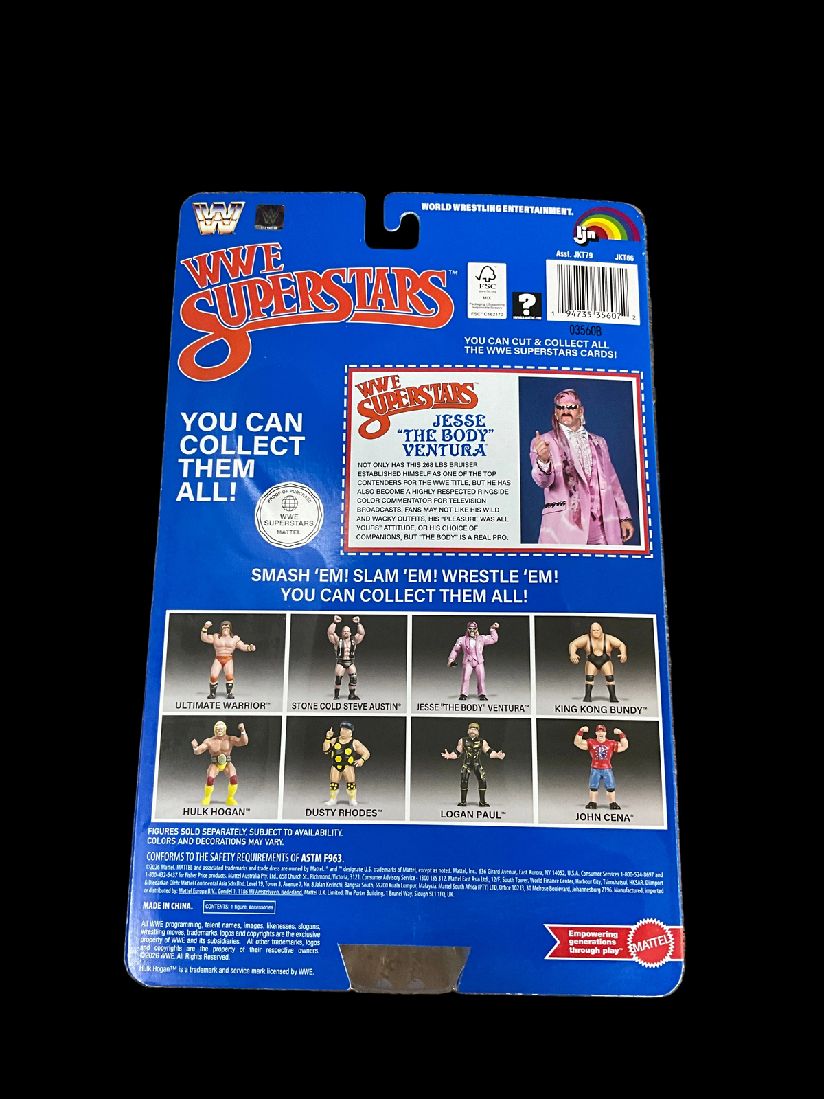 WWE SUPERSTARS JESSE VENTURA FIGURE