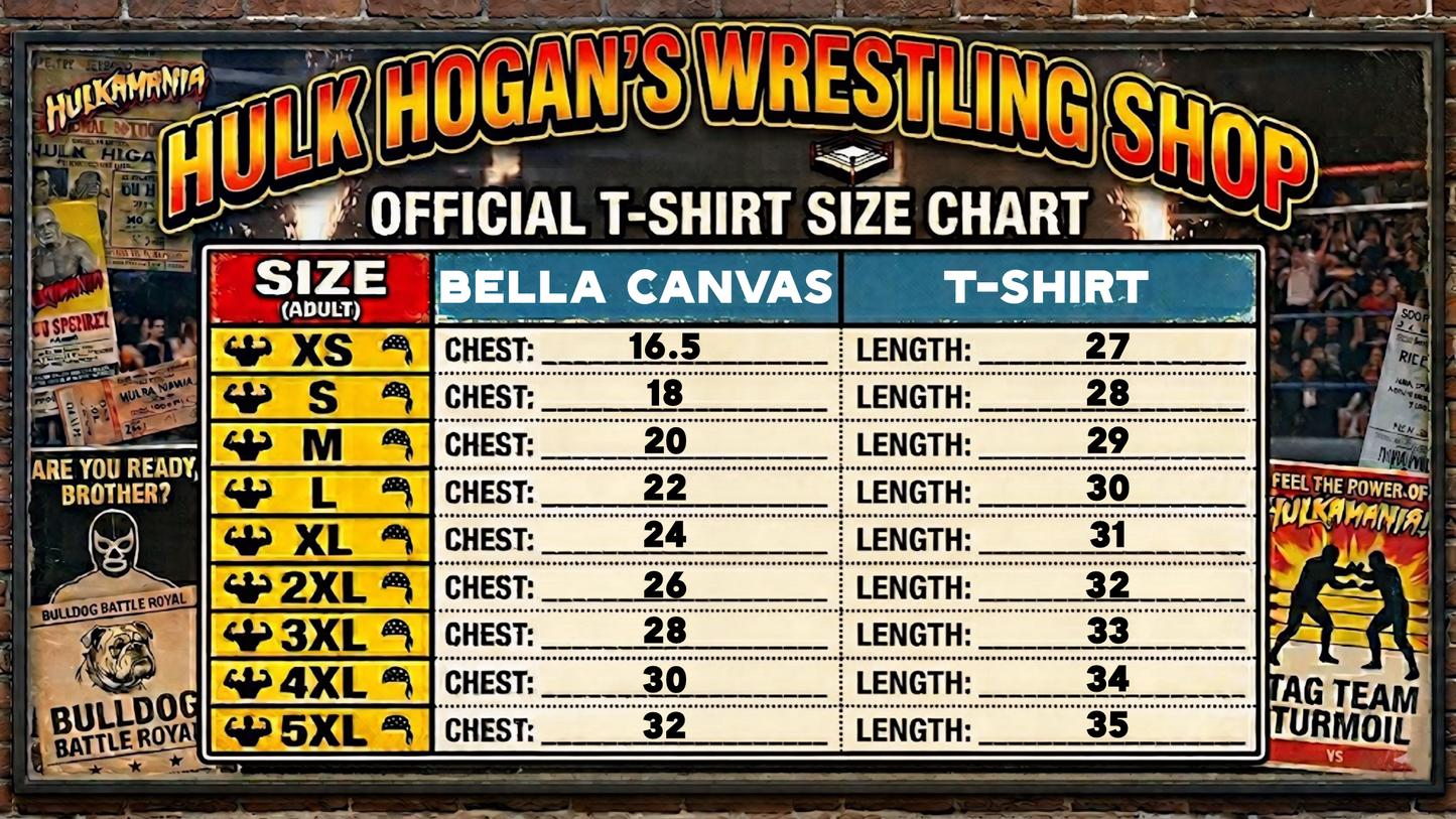 Vintage Yellow Hulkamania Adult T-Shirt