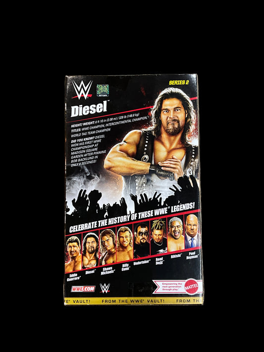 Kevin Nash Signed Ringside Exclusive Diesel Action Figure