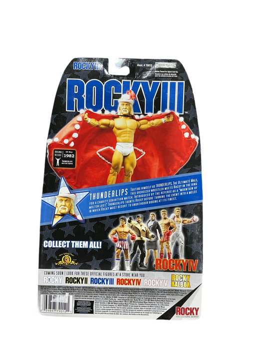 Rocky III Thunderlips Autographed Action Figure