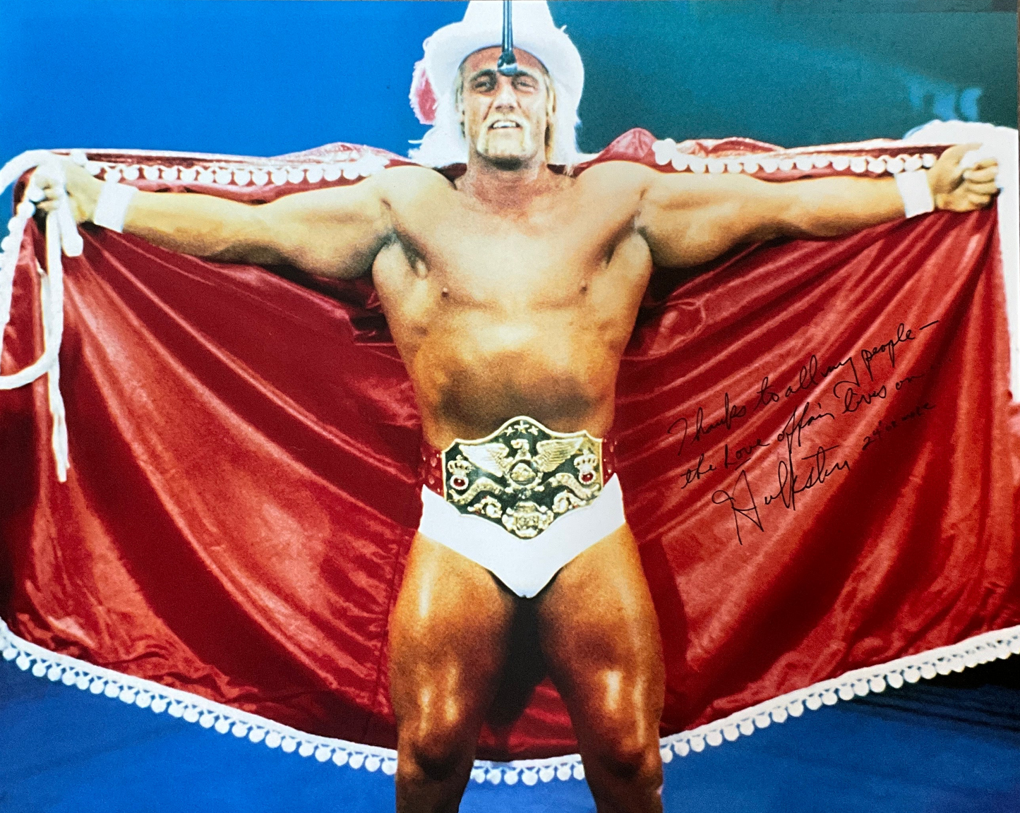 Rocky III Thunderlips Extended Cape 16x20 Unsigned Poster (Screen Printed Autograph)
