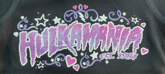 Black Glitter Hulkamania Infant Onesie
