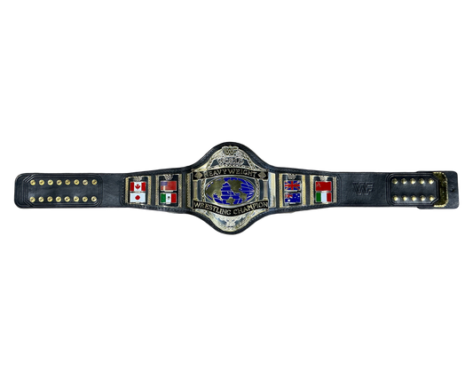 WWF 1986 World Heavyweight UNSIGNED Full Leather Replica Belt