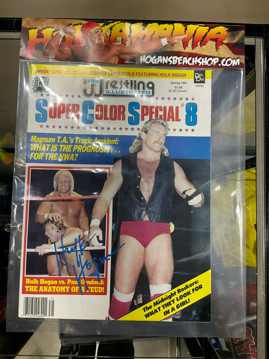 Signed Pro Wrestling Illustrated Magazine - Spring 1987