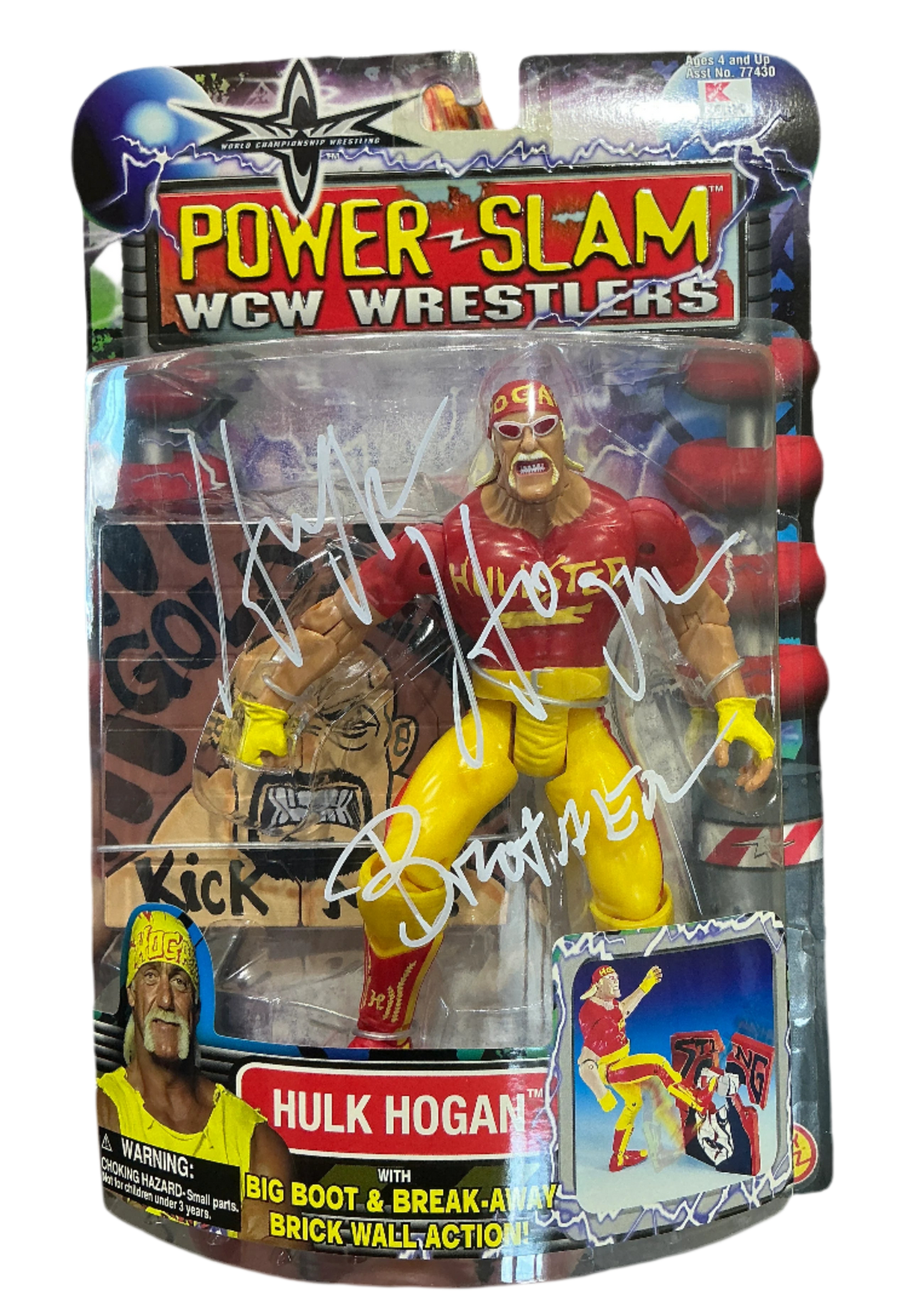 Power Slam Hulk Hogan Signed Figure