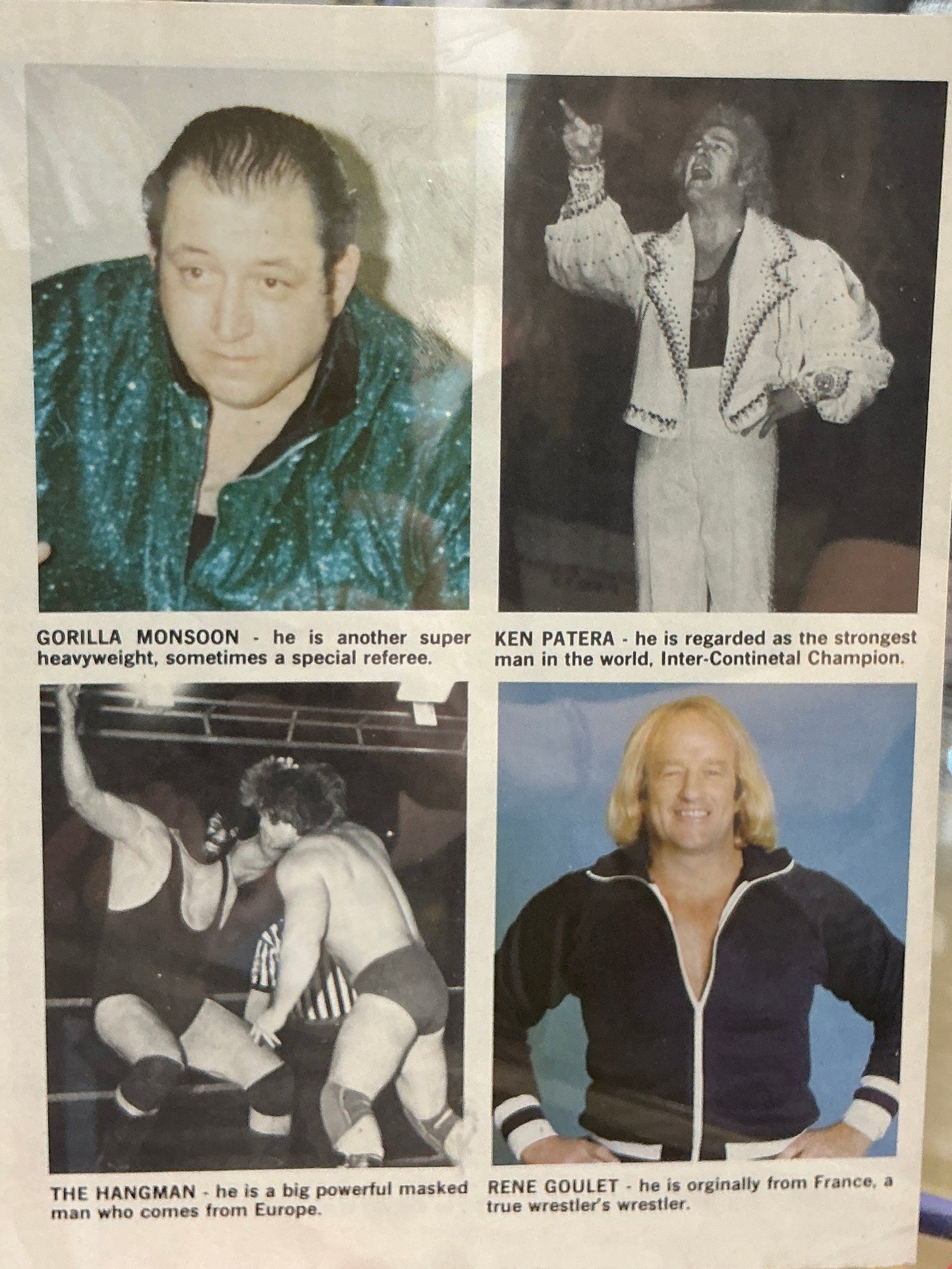 Major League Wrestling August 15, 1980 Official Souvenir Program