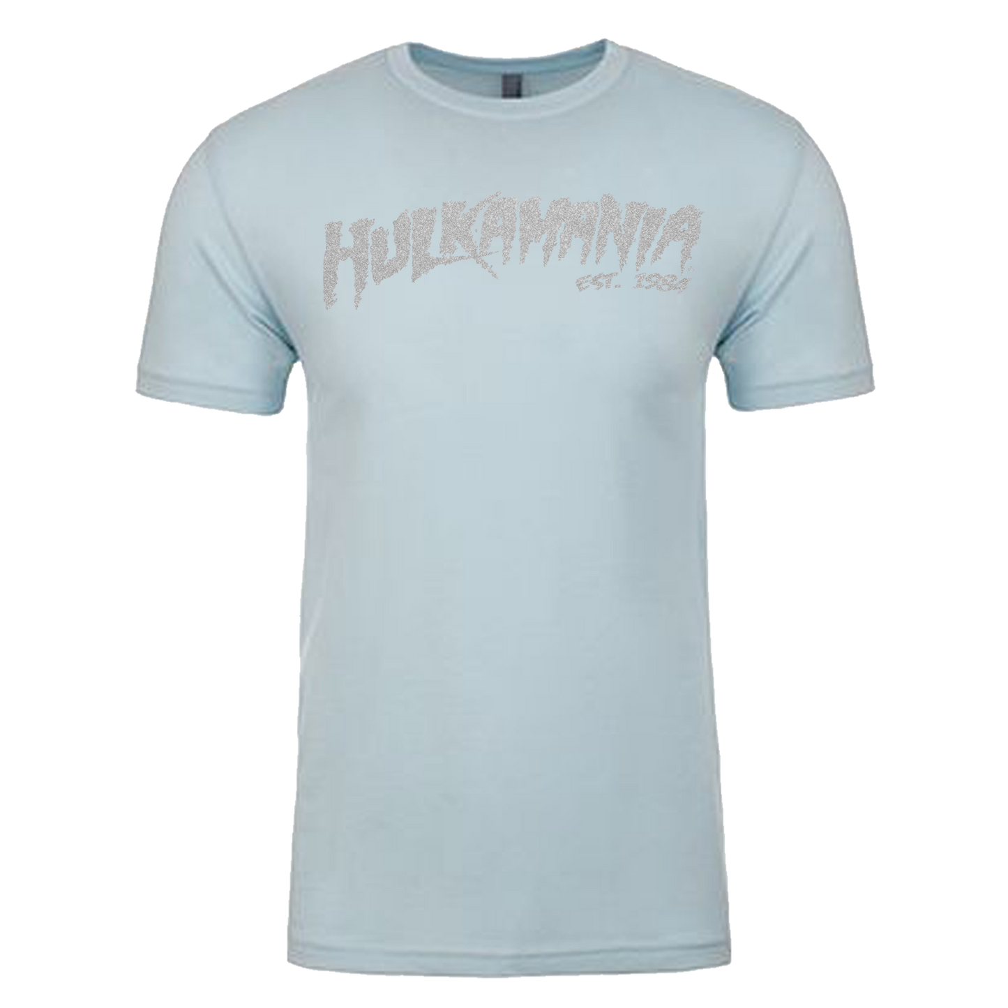 Baby Blue Reflective Hulkamania Adult T-Shirt