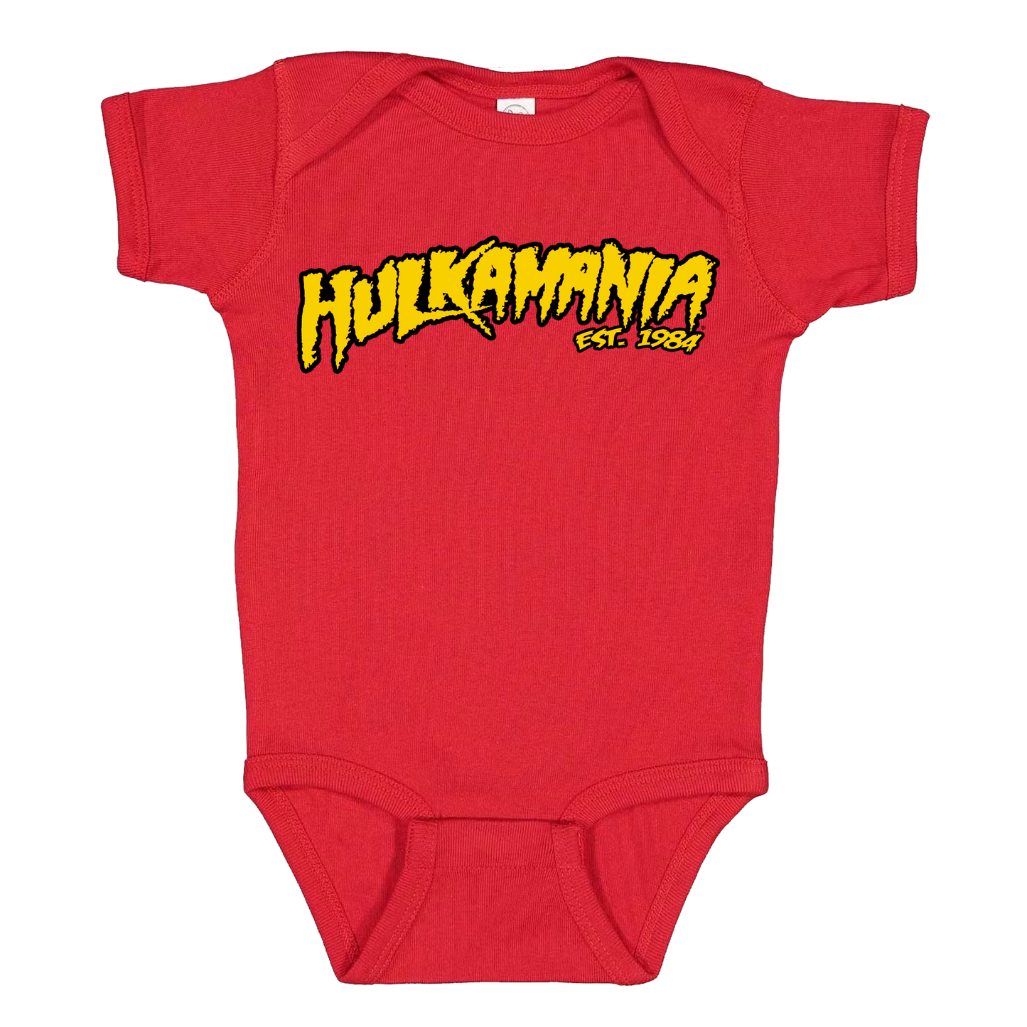 Red Hulkamania Infant Onesie