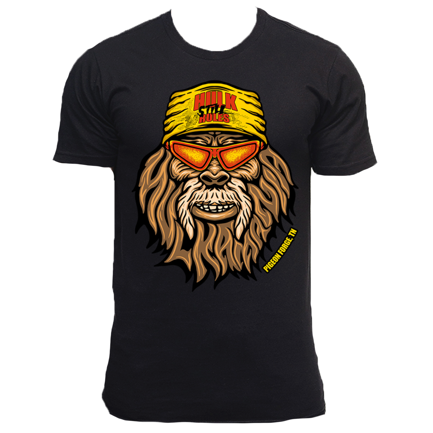 Black Hulk Still Rules Hulksquatch Adult T-Shirt