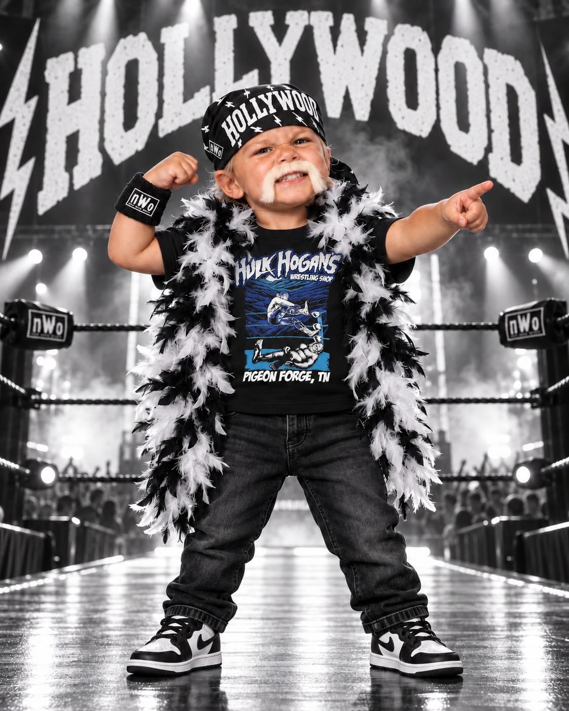Holywood Hogan Atomic Leg Drop Toddler Costume