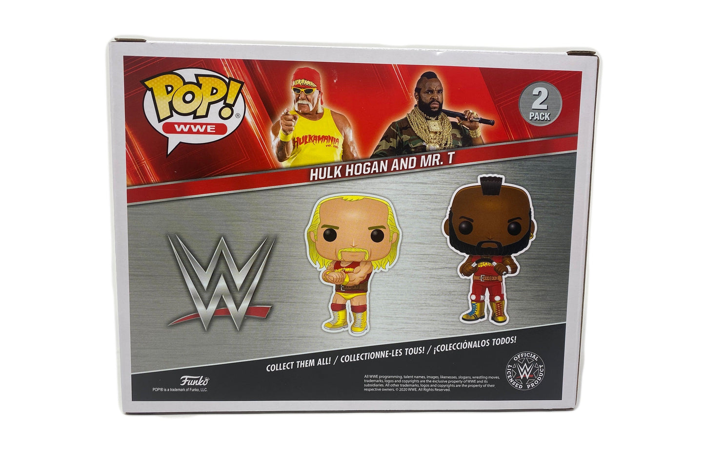 Signed Hulk Hogan & Mr. T Hulkamania “Amazon Exclusive" (51720) Funko Pop! 2 pack
