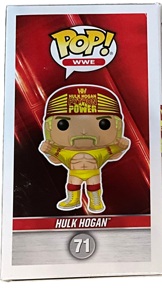 Signed Hulk Hogan Python Funko Pop! #71
