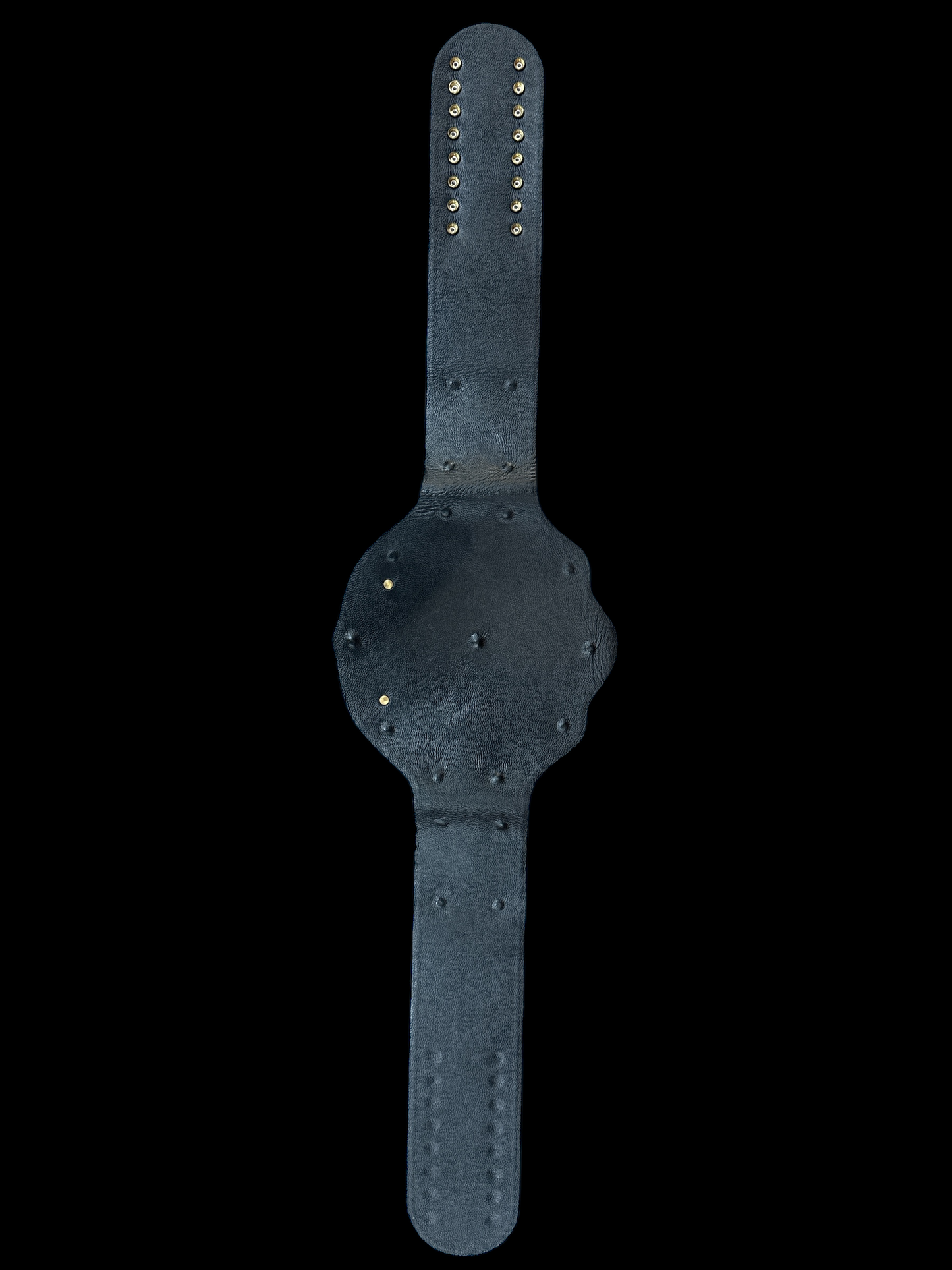 Hulk Hogan Autographed 24kt full leather Big Gold Title belt