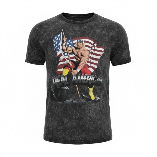 Mineral Wash Real American Victory Adult T-Shirt