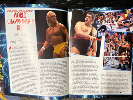 Wrestlemania IV Signed Program