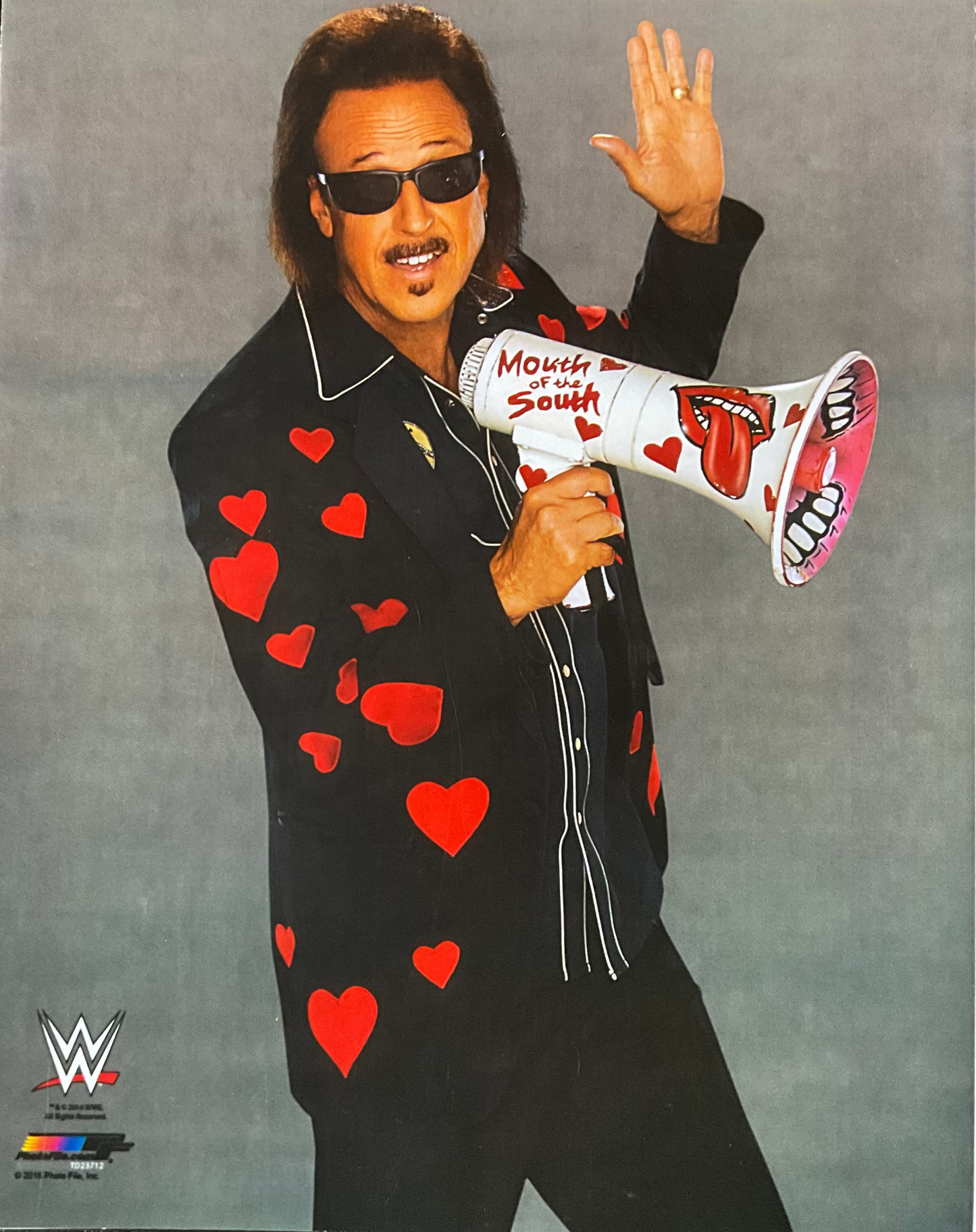 Jimmy Hart Megaphone Unsigned 8x10 Photo