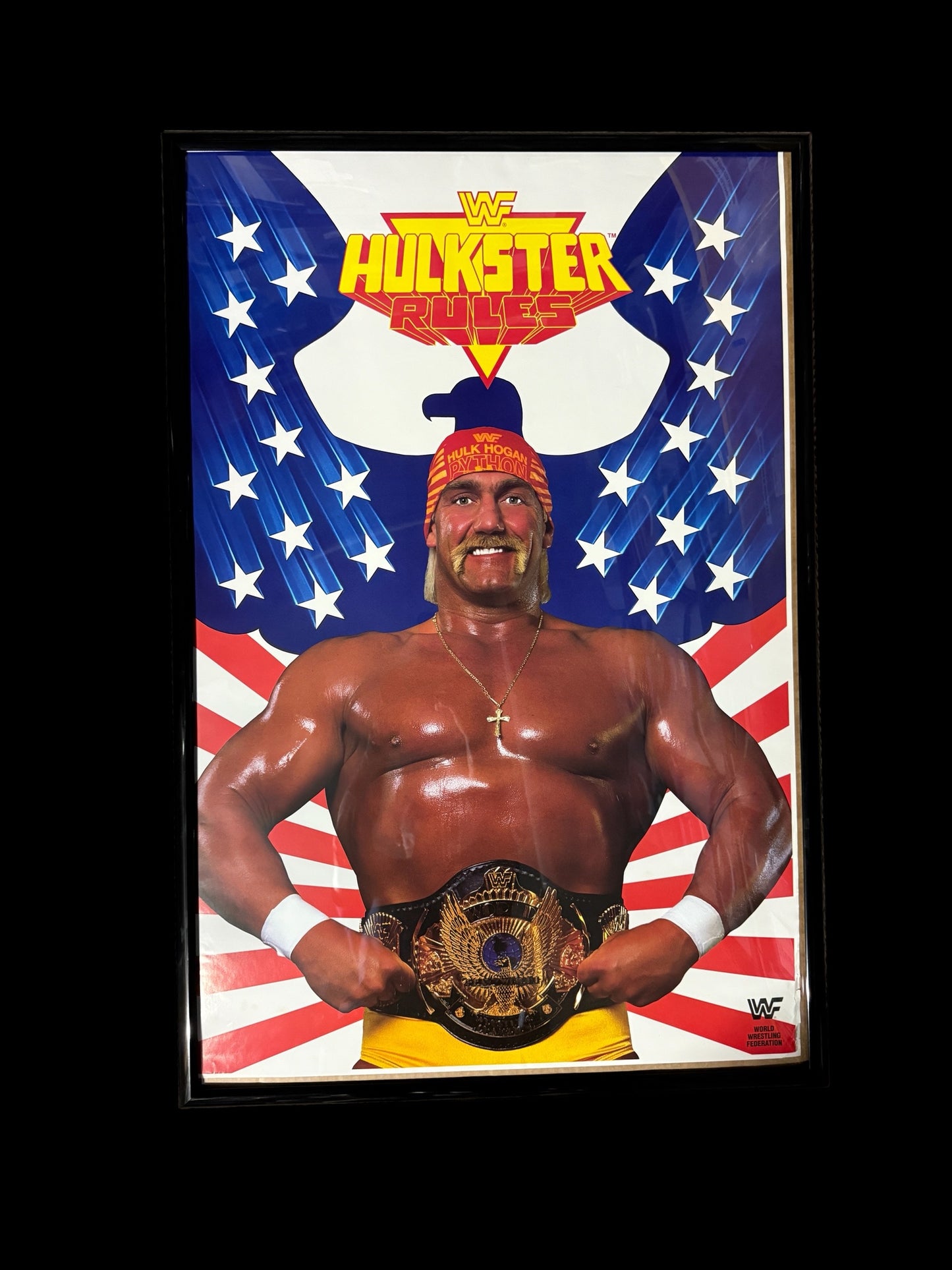 Original WWF Hulkster Rules 23x36 Poster