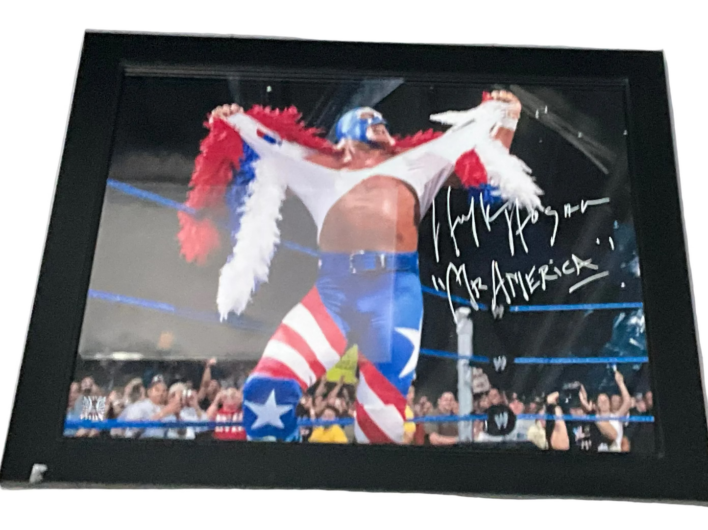 Hulk Hogan Mr. America Signed 16x20 Poster