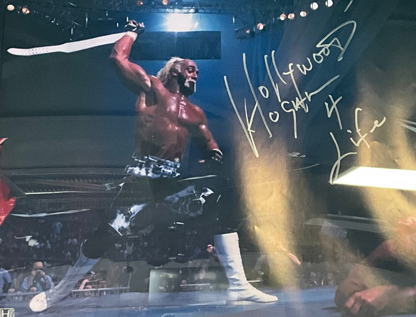 Hollywood Hogan & Ric Flair Signed 16x20 Poster