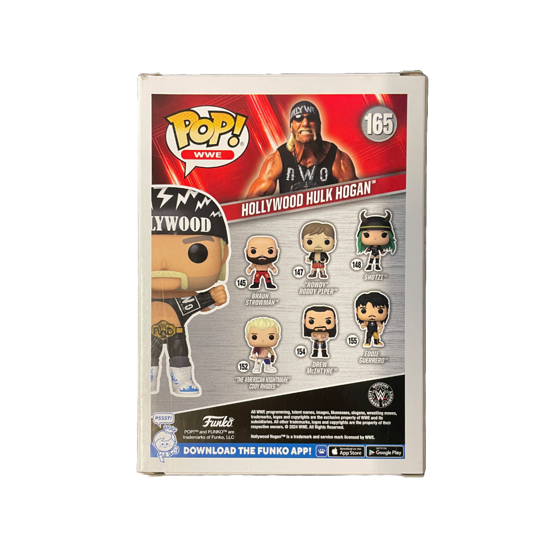 Signed nWo "Hollywood" Hulk Hogan Funko Pop! #165