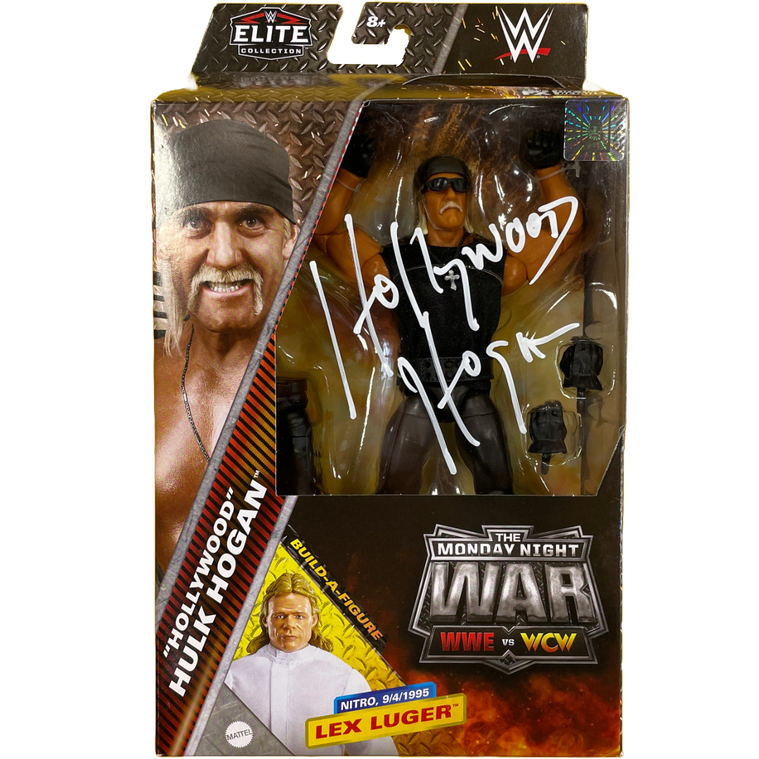 Signed WWE Elite Collection "Hollywood" Hulk Hogan - Monday Night War: WWE vs. WCW Action Figure