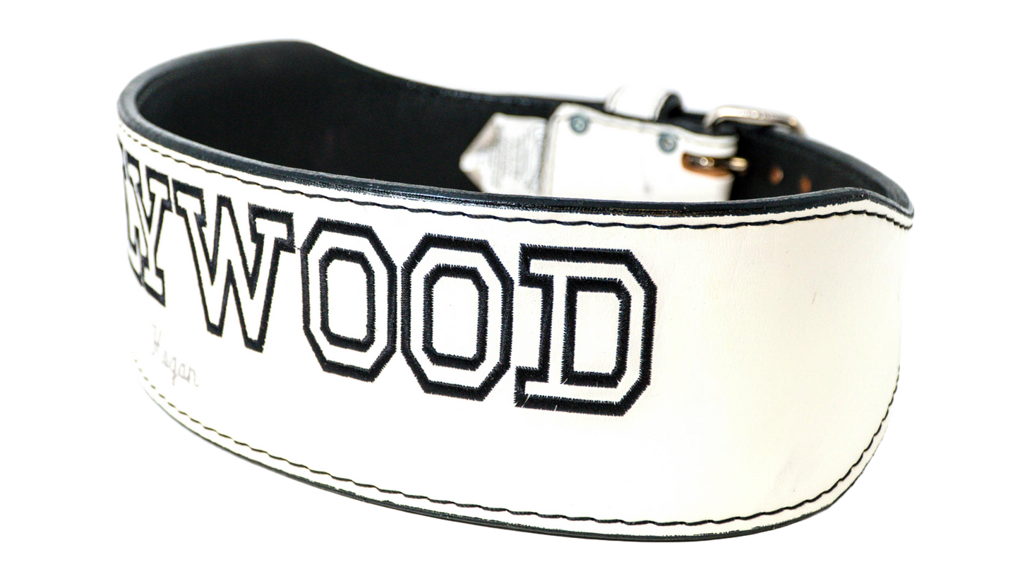 White Hollywood Cardillo Weight Belt
