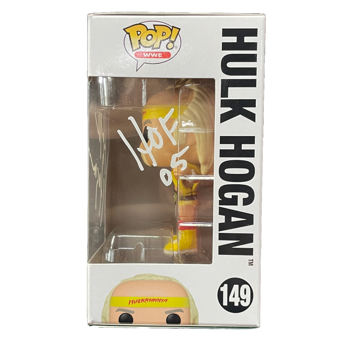 Signed Hulk Hogan Hulkamania Funko Pop! #149