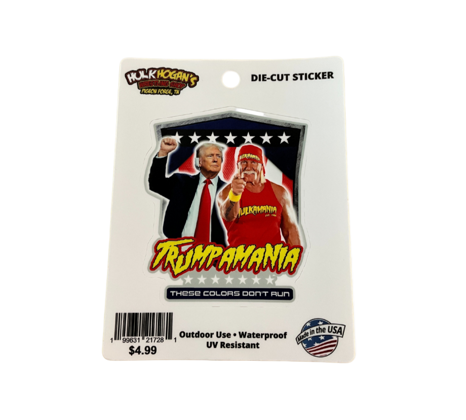 Trumpamania Shield Sticker